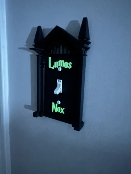 Funda de interruptor de Harry Potter (brilla en la obscuridad)