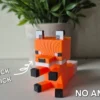 Llavero clicker zorro minecraft