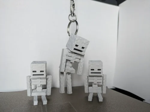Llavero de Esqueleto Minecraft